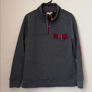 Entro Quilted Quarter Button Pull Over